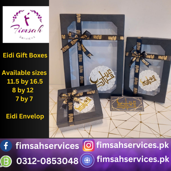 Alt Text: Eidi Gift Boxes - Large Size | Fimsah Gift Shop