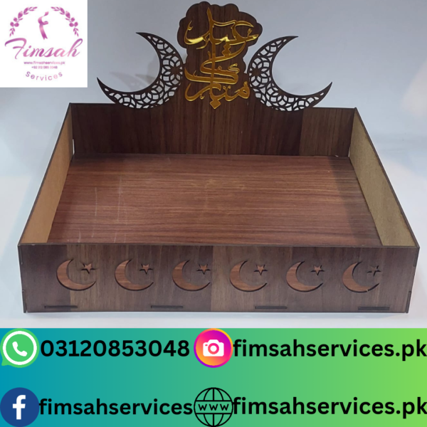 Ramadan Wooden Trays for Iftar, weddings, and special events – an elegant touch of customization
