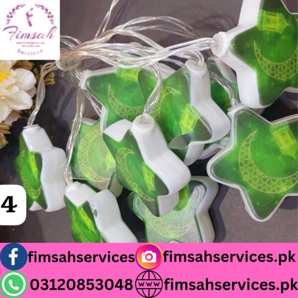 Star Shaped Light Curtains by Fimsah Services – Celestial Elegance for Events