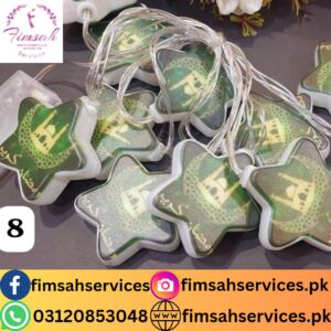 Star Shaped Light Curtains by Fimsah Services – Celestial Elegance for Events