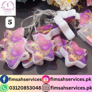 Star Shaped Light Curtains by Fimsah Services – Celestial Elegance for Events