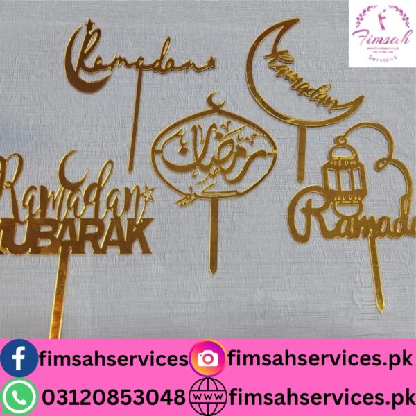 Ramadan Decorative Toppers by Fimsah Services