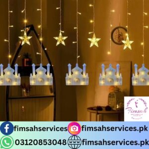 Mosque Shaped String Lights by Fimsah Services – Radiant Elegance for Events