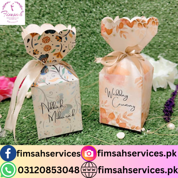 Wedding Favor Containers by Fimsah Services