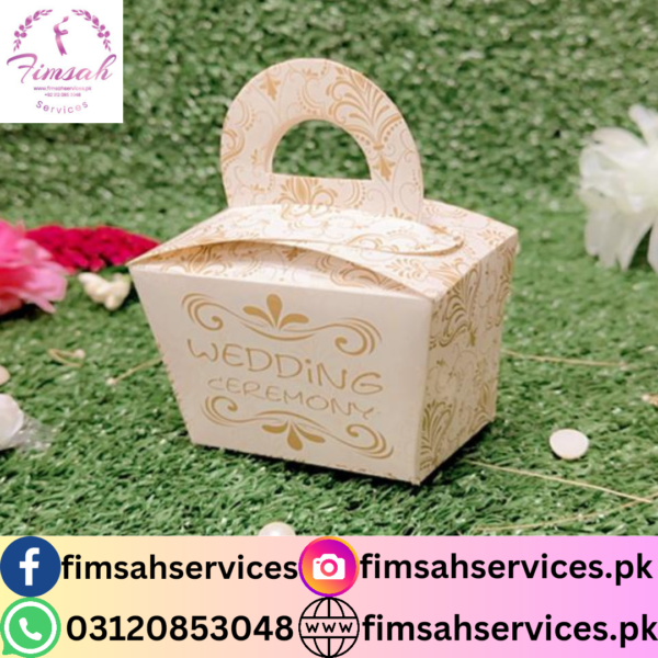 Elegant Wedding Favor Containers by Fimsah Services