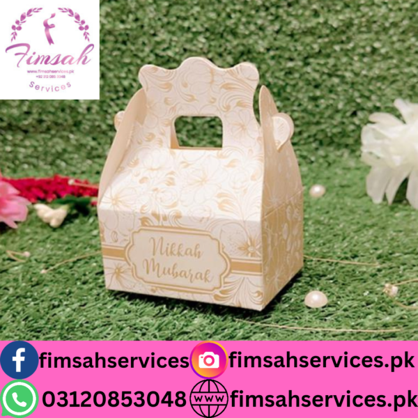 Stylish Nikkah Favor Containers by Fimsah Services