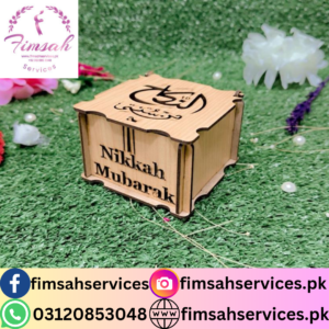 Elegant Nikkah Favor Boxes by Fimsah Services